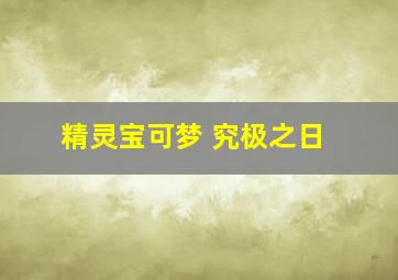 精灵宝可梦 究极之日